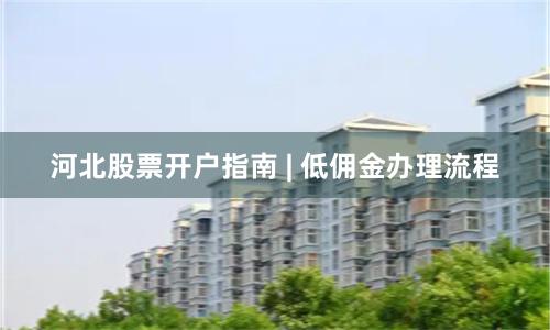 河北股票开户指南 | 低佣金办理流程